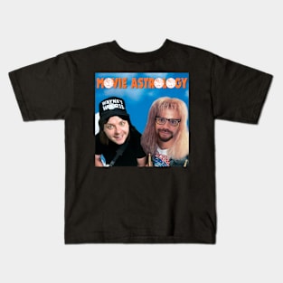 Movie Astrology - Wayne's World Inspired Logo Kids T-Shirt